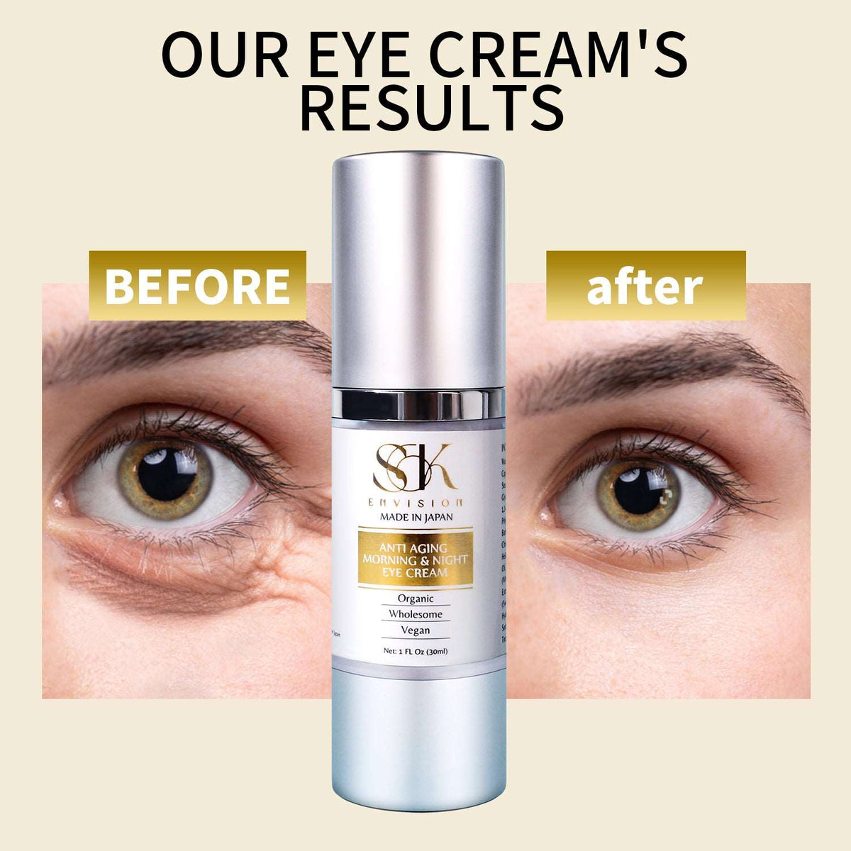 Anti-Aging Eye Cream Lifts and Improves Sagging-Labell USA