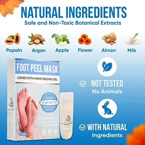 Revitalize Foot Peel Moisturizing Gel Mask-Labell USA