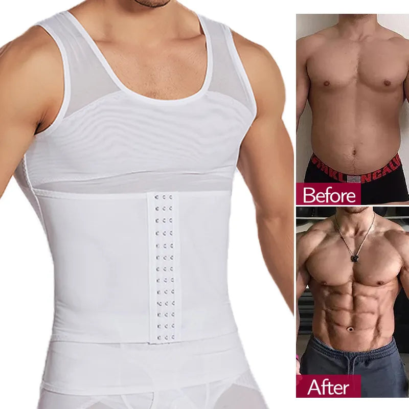 Abdominal Slimming Vest Men's Compression Shapewear-Labell USA