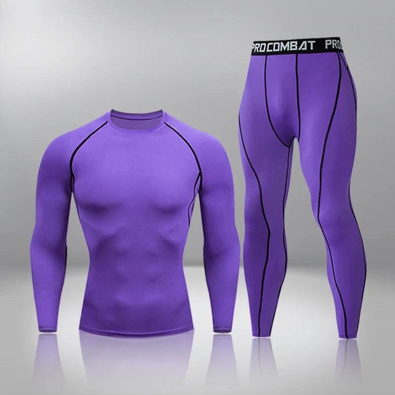 Cozy Base Thermal Men's Underwear Sets-Labell USA