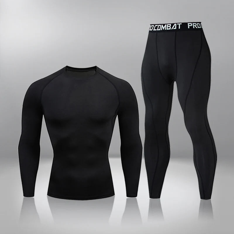 Cozy Base Thermal Men's Underwear Sets-Labell USA