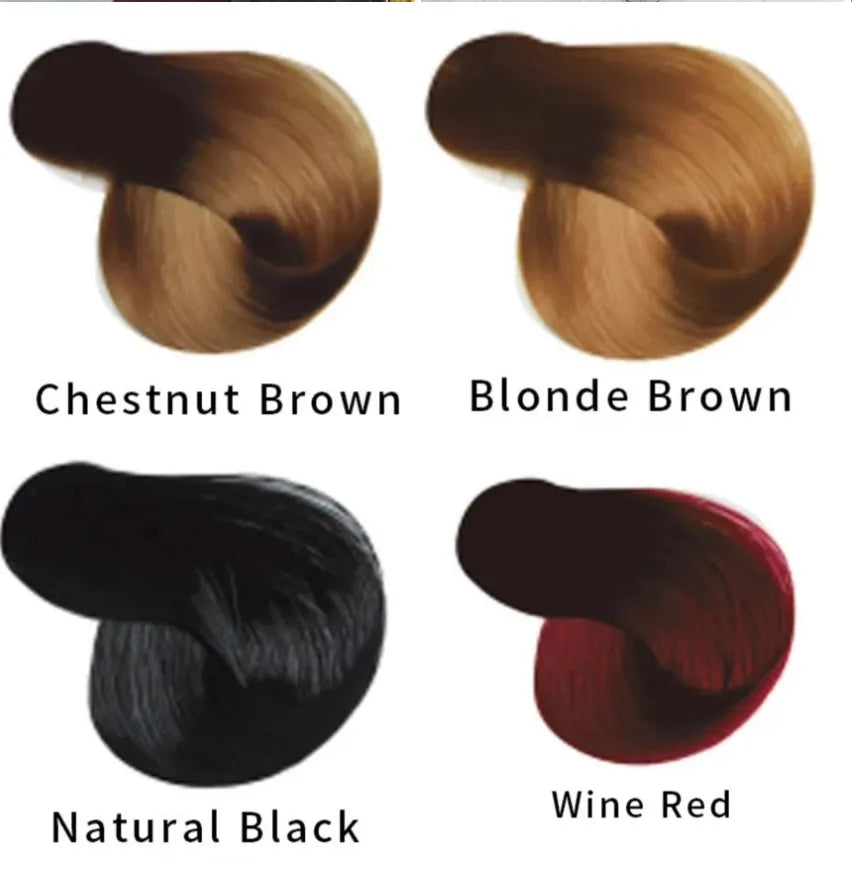 Magic Hair Dye Colors Shampoo-Labell USA