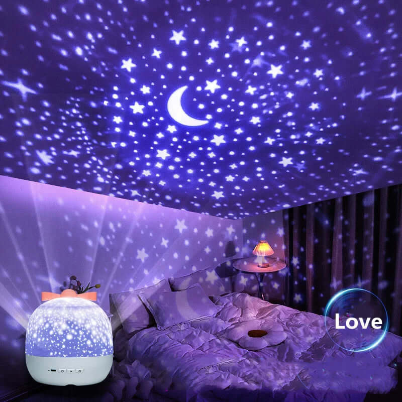 Kids Projector Night Light with 360 Adjustable-Labell USA