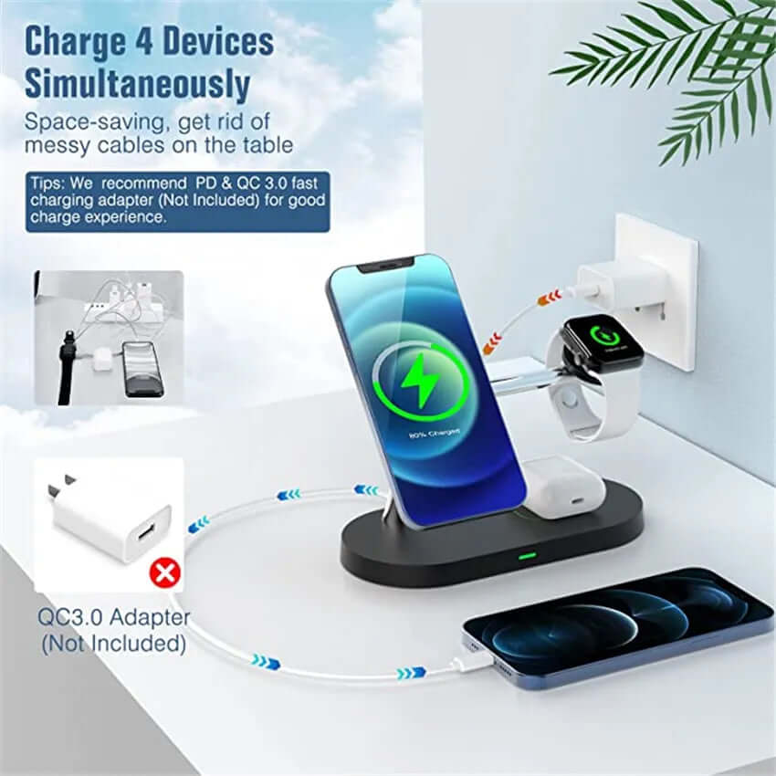 Magnetic Wireless Charger Stand-Labell USA