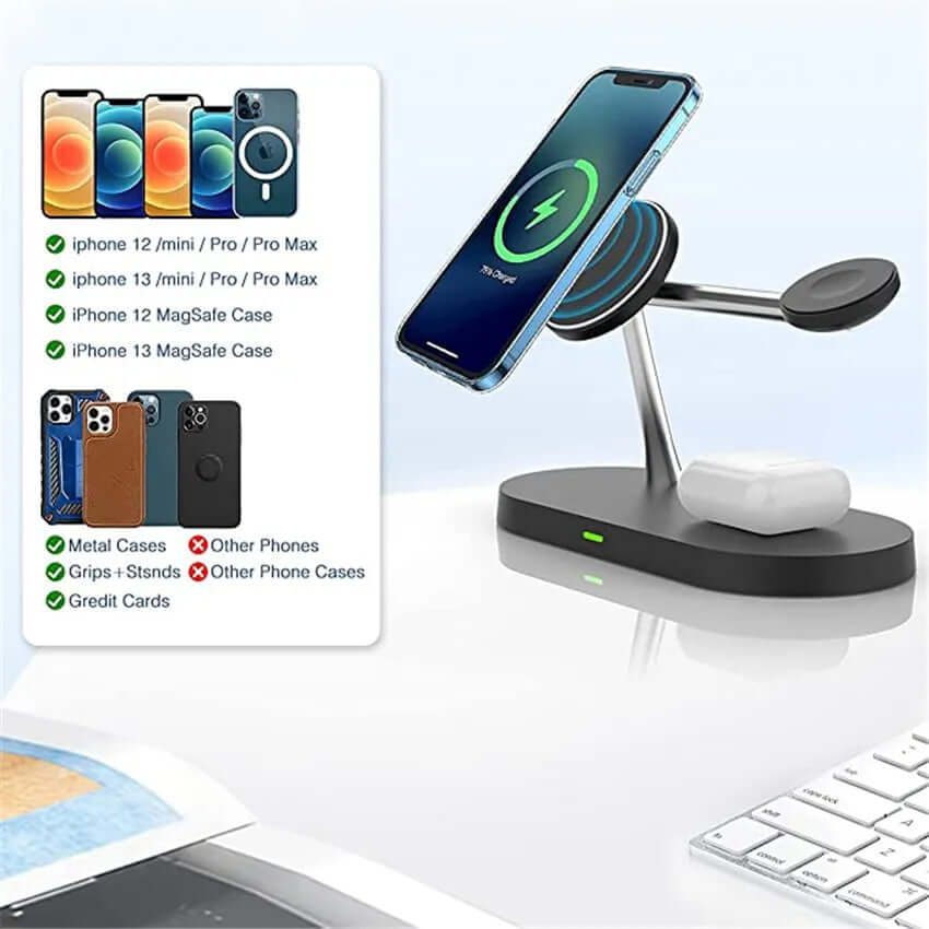 Magnetic Wireless Charger Stand-Labell USA