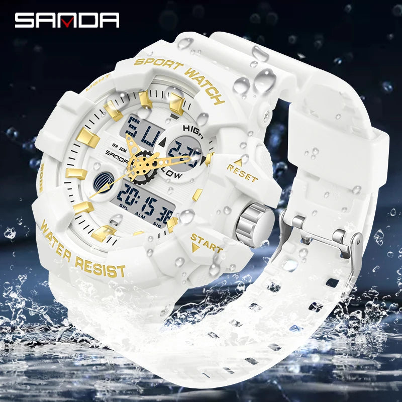 White Knight SANDA Luxury Sports Watch-Labell USA