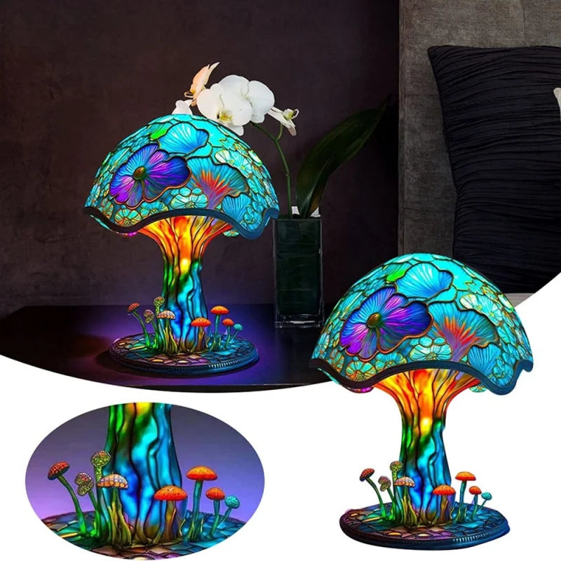 WhimsyFlora Glow Retro Resin Lamps-Labell USA