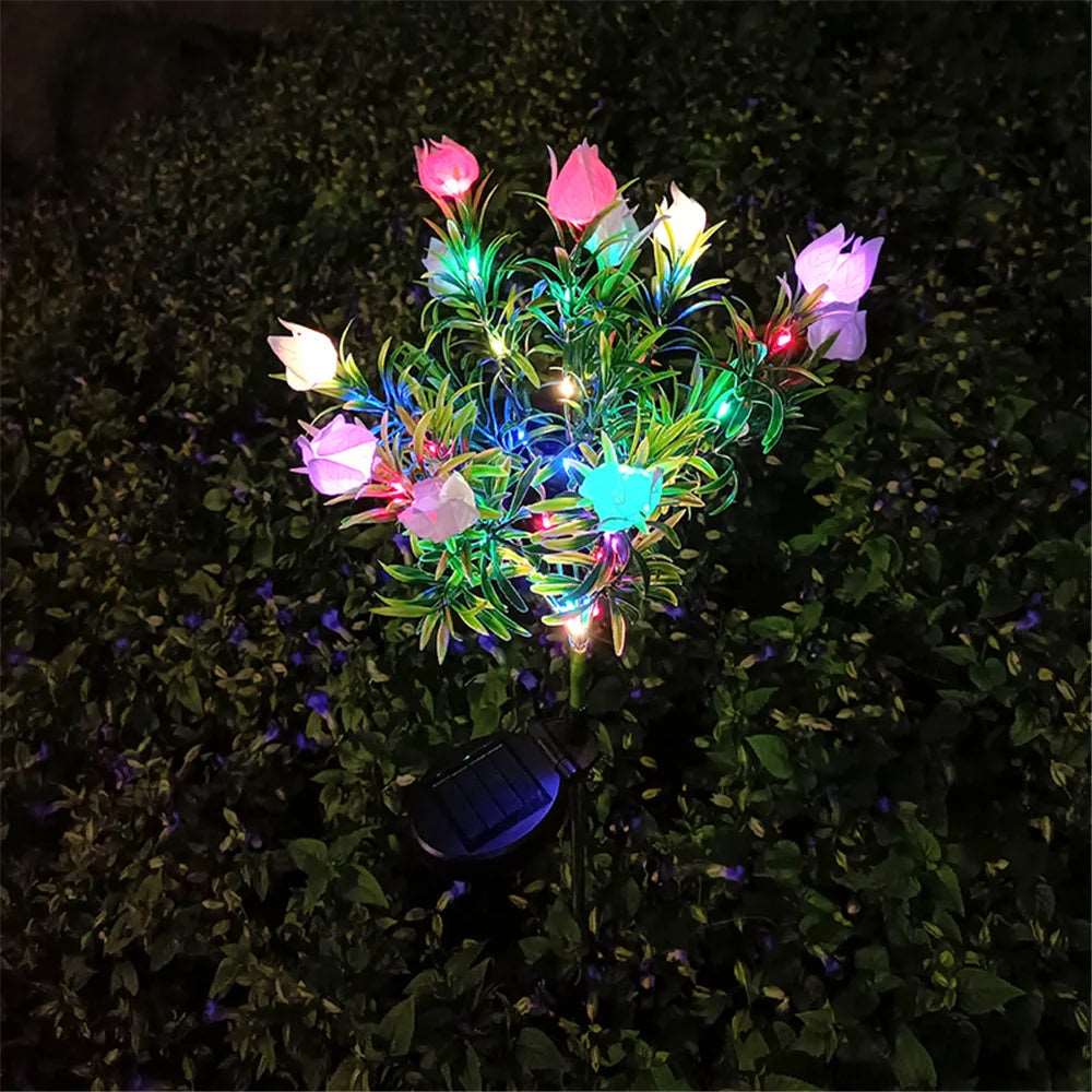 Enchanting Solar Gardenia: 42 LED Tree Light for Your Outdoor Oasis-Labell USA