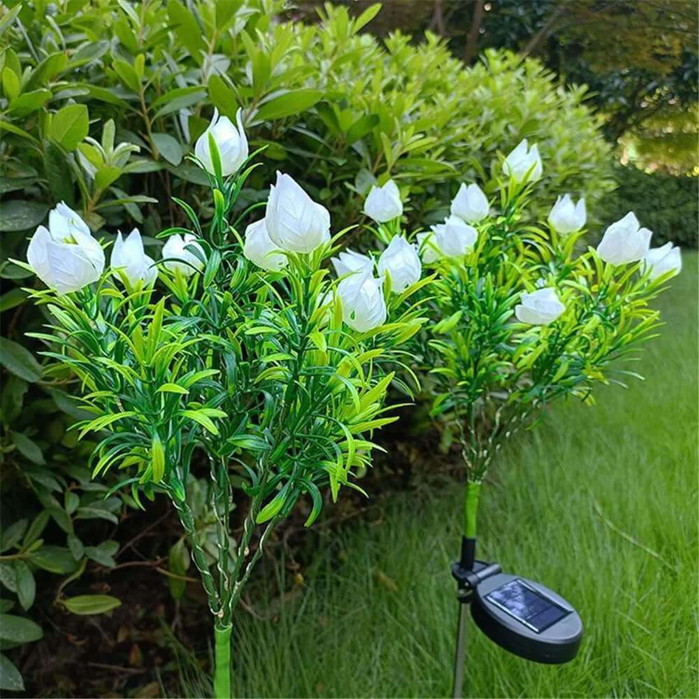 Enchanting Solar Gardenia: 42 LED Tree Light for Your Outdoor Oasis-Labell USA