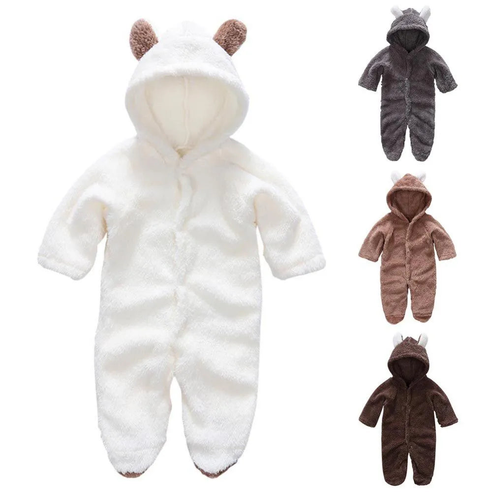 Cuddly Cuties Plush Newborn Romper Sets-Labell USA