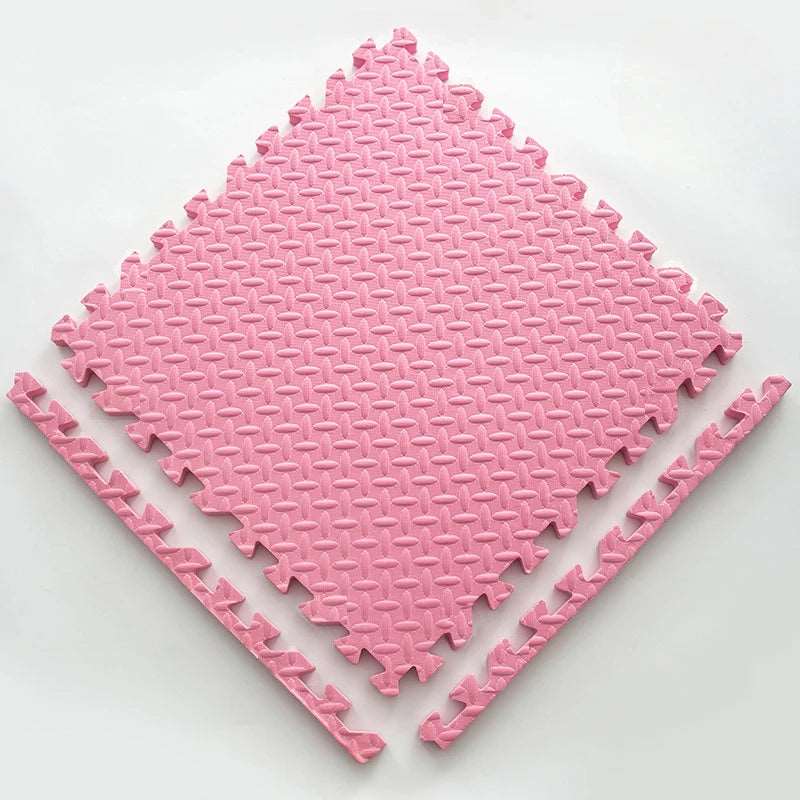 12pcs Foam Baby Play Mat Puzzle Mat Kids Interlocking Exercise Tiles Rugs Floor Tiles Toy Carpet Soft Carpet 30*30*1cm-Labell USA