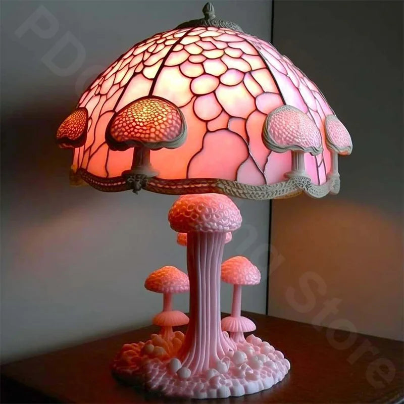 WhimsyFlora Glow Retro Resin Lamps-Labell USA