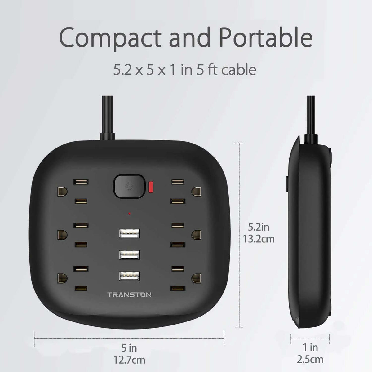 US Power Strip Surge Protector-Labell USA