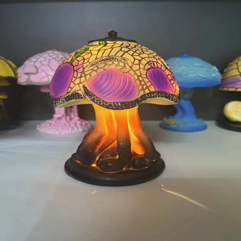 WhimsyFlora Glow Retro Resin Lamps-Labell USA