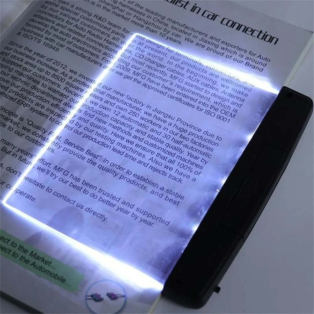 Creative LED Tablet Reading Light with Portable Wireless and Eye Protection-Labell USA